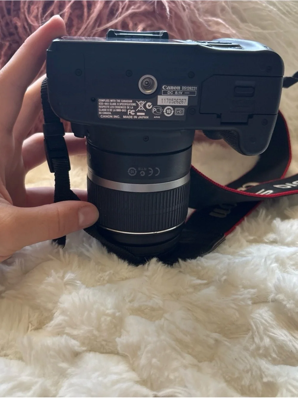 Canon EOS Rebel T1i Black DSLR Camera with Lens